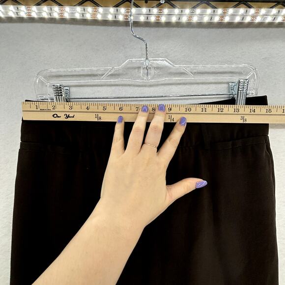 AB Studio Bootcut Gray Dress Pants Elastic Waist Work Business Classic‎ size 4 - Picture 6 of 9